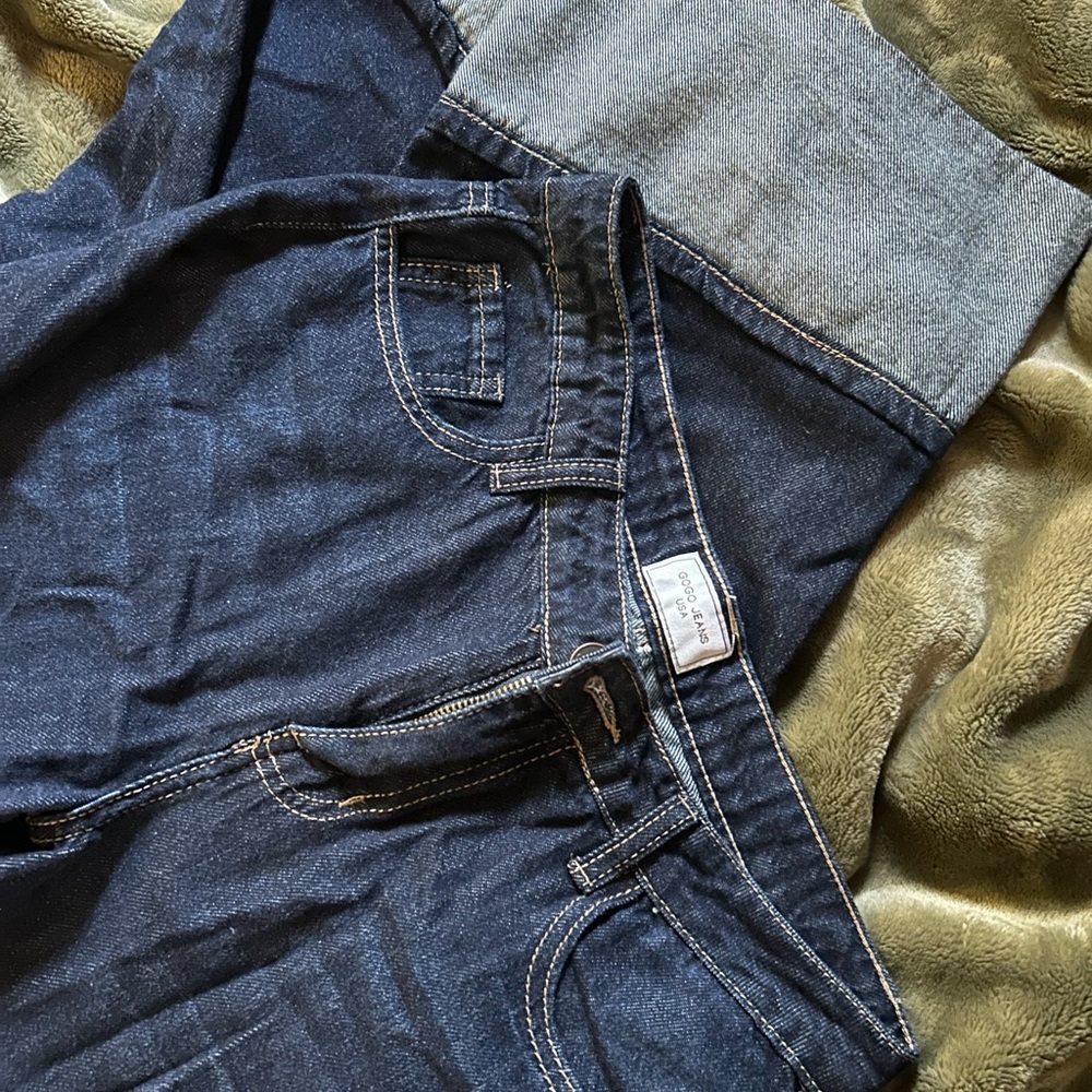 Dark Blue Denim Jeans